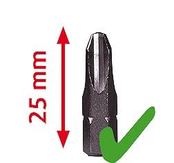 Juego de puntas para evitar tornillos barridos con el kit BT053100 8