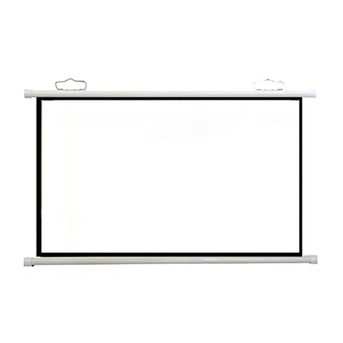 Écran de Projection 30, 40, 50, 60, 72, Écran de Cinéma Manuel Enroulable, Rideau d'écran de Projection HD 16:9, Cinéma Maison, CinéMa, FêTe De Mariage, PréSentation De Bureau(50)