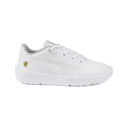 PUMA Toddler Boys Scuderia Ferrari Drift Cat Decima Lace Up Sneakers Shoes Casual - White