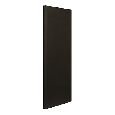 ATS Acoustics Sound Absorbing Acoustic Panel 24" x 48" x 2" Beveled Edge (Black)