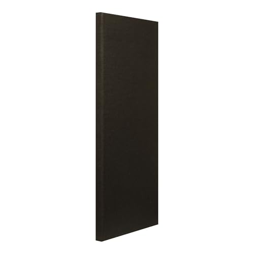 ATS Acoustics Sound Absorbing Acoustic Panel 24' x 48' x 2' Beveled Edge (Black)