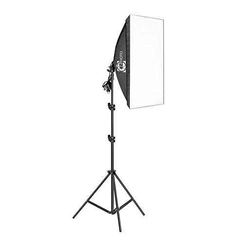 Kit de iluminação Duplo para fotografia T-Photo Softbox com equipamento de estúdio fotográfico contí
