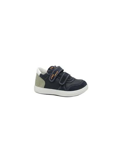CICIBAN Balocchi 858203 BARTH 25/29 navy blu scarpe sneakers bambino strappi pelle 28
