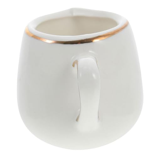 DECHOUS Multi-function Ceramic Pitcher Milk Dispenser Perfect for Sauce Milk and More