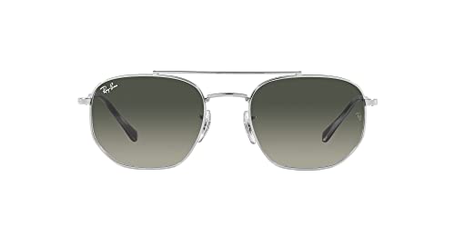 Image of Ray-Ban Unisex Sunglasses Gold Frame, Brown Lenses, 54MM