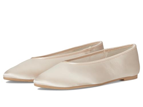 Seychelles Women's Georgette Satin Ballet Flat, Natural, 9.5