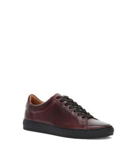 Frye Astor Low Lace Sneakers for Men Crafted from Leather with Artisanal Hand-Tacking Details, Cushioned Poron Footbeds, Padded Collar and Tongue, and Waxed Cotton Laces4