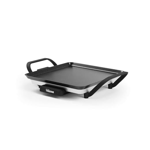 Tristar Tafelgrill Slim S - grilloppervlak van 28 x 28 cm - Instelbare thermostaat - Anti-aanbaklaag - Afneembare vetopvangbak - Gemakkelijk te reinigen - BP-2666