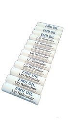 Longview Farms Emu Oil Lip Refresher Natural oil Lip Balm Hydrating Lip Repair Healing Balm for Very Dry