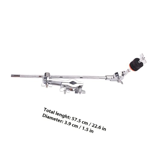 Brazo extensible para platillo de batería ajustable con abrazadera metálica, accesorio de montaje para percusión y soportes miniatura 2
