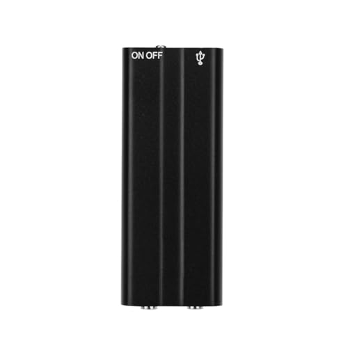 Suoumwa Mini Grabadora de Voz con Clip Espia, Dictáfono Audio Activado por Sonido, Reducción de Ruido HD, Grabación con Control de Voz, Reproductor de MP3