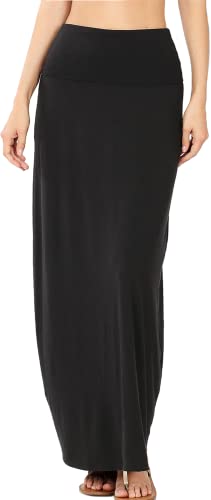 Relaxed Comfortable Fit Flare Long Maxi Skirts Lightweight Spandex2