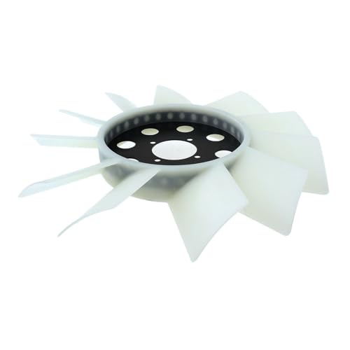 MAPHRWZ 1pc Engine Radiator Cooling Fan Blade Black Steel V6 for Jeep for Liberty 3.7L 2002-2007 11-Blades Count 620-082 52079654AB