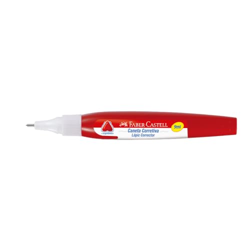 Caneta Corretiva, Corretivo Líquido, Faber-Castell, 9ml, 12 Canetas