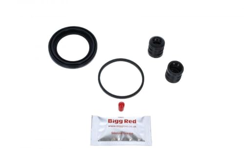 Bigg Red - Front Brake Caliper Seal Rebuild Repair Kit - Compatible with AUDI A4 1.9 TDI 1997-2001
