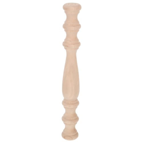 Columna de madera torneada para proyectos diy de decoración en escaleras y gabinetes