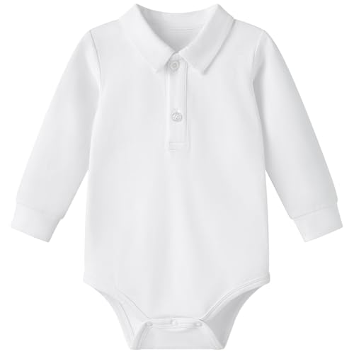 Image of pureborn Baby Boys Girls Bodysuit Super Soft Cotton Romper 0-24 Months