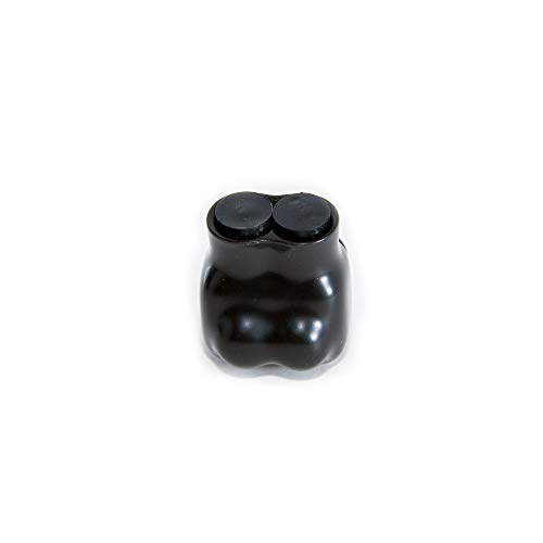 Nsi Industries Polaris Black It-4 Insulated Multi-Tap Connector- 2-Port Single-Sided Entry For 4-14 Awg Wire Range - Dry Locations - Dual-Rated Cooper And/Or Aluminum - 1.18-Inch Width, 1.38-Inch Height, 1.12-Inch Length - Hex Size 1/8-Inch - 12 Pack #TOP4