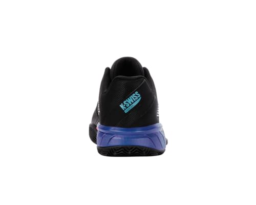 Image of K-Swiss Men's Express Light 3 Padel Shoe, Black /True Blue /Neon Pink, 8.5 M