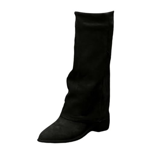 Stiefel Damen Wildleder - 2025 Fold Over Boots