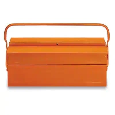 Bosney High Grade Metal Tool Box for Tools/Tool Kit Box for Home and Garage/Tool Box Without Tools-3 Compartment Orange (B0C8V9Q14C) Amazon Price History, Amazon Price Tracker
