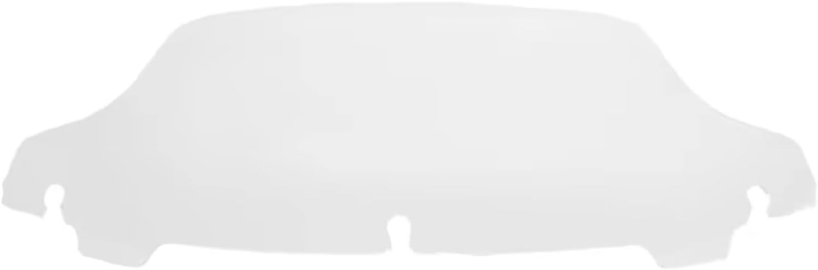 Parabrezza Per Moto Spoiler Pannello Piastra Di Ventilazione Deflettori Per Electra Street Carenatura Superiore Da 4,5'' Regolabile Parabrezza(Chiaro)