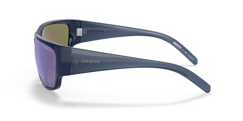 ARNETTE Unisex Sunglasses Black Frame, Polarized Grey Lenses, 63MM2