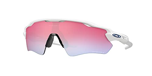 Oakley OO9208 Sunglasses Bundle: OO 9208 RADAR EV PATH 920847 Polished White and Universal Anti-slip Silicone Leash