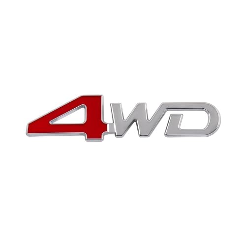 1 �� 3d ���^���ԍ����S 4WD �G���u�����S�������Ԃ̃o�b�W�g�����N�f�J�[���X�e�b�J�[�A�N�Z�T���[(Red Silver)