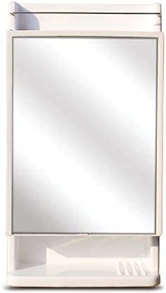 Morris-Rich-Look-Bathroom-Cabinet-Mirror-Wall-Shelf-washbasin-Organizer-Storage-Rack-Home-Office-Parlor-Salon-White Morris Rich Look Bathroom Cabinet Mirror Wall Shelf washbasin Organizer Storage Rack Home Office Parlor Salon (White)