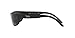Ray-Ban Men's RB4033 Predator Rectangular Sunglasses, Matte Black/Polarized Green, 60 mm