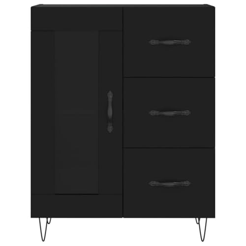 Mueble auxiliar negro de 34 cm de fondo para solucionar la falta de espacio en casa 6