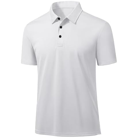 Ogfao Men's Quick Dry V Neck Polo Shirt Cover
