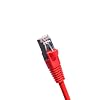 FireFold Cat5E Shielded Ethernet Patch Cable Red 100ft - Internet Cable Snagless Boot Network Wire - High Speed Ethernet Patch Cable 350MHz FTP Cord - 4 UTP 24AWG Stranded Pure Copper Wire