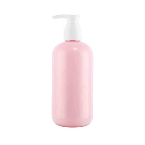Dosificador de jabón Dispensador de jabón, dispensador de loción redondo, botella de plástico con cabezal de bomba for el hogar, el hotel y el baño, 300 ml/500 ml Dispensador jabon baño(Medio)