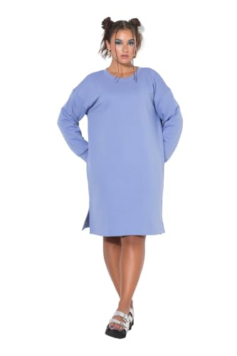 Robe en molleton oversize femme grandes tailles à manches longues ballon