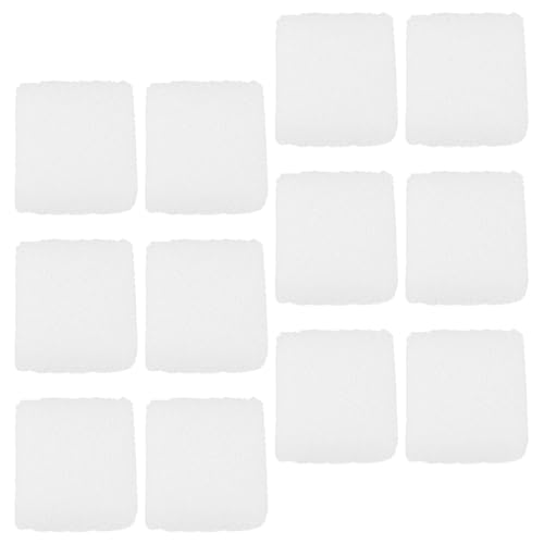 Angoily Filtres Éponge de Rechange Filtration en Mousse Blanche Lot de 12 Compatible Universellement pour Fontaine à Eau pour Chat et Chien pour Fontaine Domestique