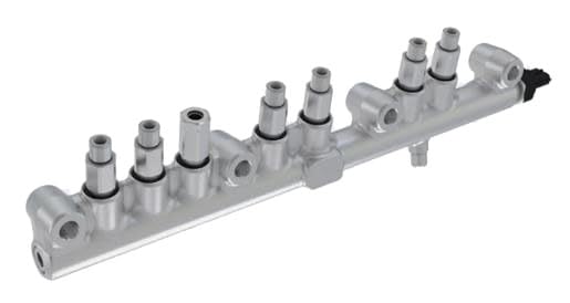 Solarhome New Common Rail RE507863 RE521599 095440-0851 0954400851 Compatible with John Deere 670C S670 7420 850L 903M 3004 E360 S670 S760 S770