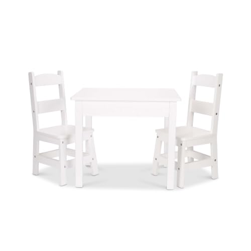 Melissa & Doug Solid Wood Kids Table and Chairs 2 Premium Quality Wooden Toddler Table and Chair Set for Kids Playroom Furniture & Montessori Classroom Furniture for Boys & Girls Ages 3 product thumbnail 10