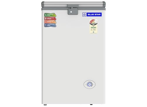 Image of Blue Star CF2-90NEYW 92 Liter Single Door Deep Freezer (71 Liter Net, White, 2-star)