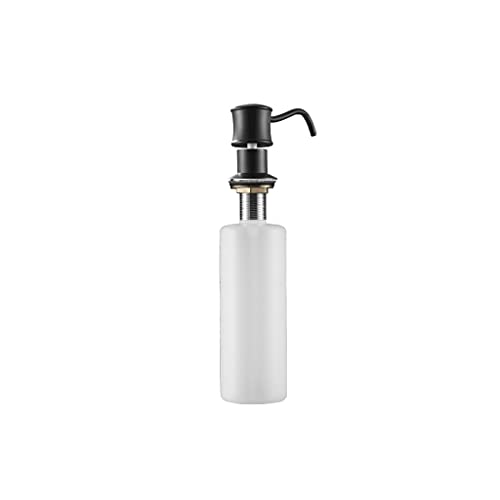 Dispensador de jabón, dispensador de jabón para cocina, acero inoxidable, bomba integrada, fregadero de cocina, dispensador de jabón