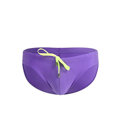 Photo de Short de bain noir Trunks Taille Slim Shorts Shorts Hommes Plage Plus Wear Maillot de bain Homme O, lilas, S