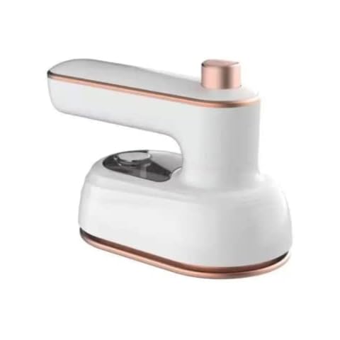 Mini Iron for Clothes, Portable Handheld Steam Iron - Handy Heat Press Small Iron - 360° Ironing Machine for Dry And Wet Ironing Support Dry And Wet Ironing for Home and Travel (White) Cover