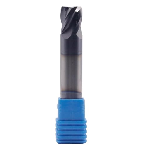 Image of 5Pcs 1 /2 inch 4 Flute Solid Carbide Square End Mill - Double End - AlTiN Coated | 35 Degree Helix, 1 /2 inch Cutting Diameter, 1 /2 inch Shank Diameter, 5 /8 inch Length of Cut, 3 inch Overall Length