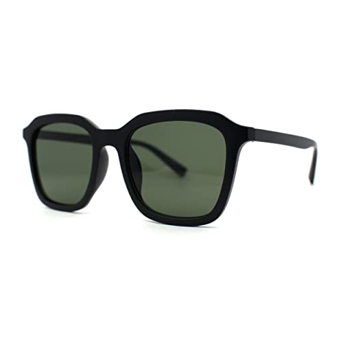 SA106 Mod Thin Plastic Hipster Rectangle Minimal Sunglasses2