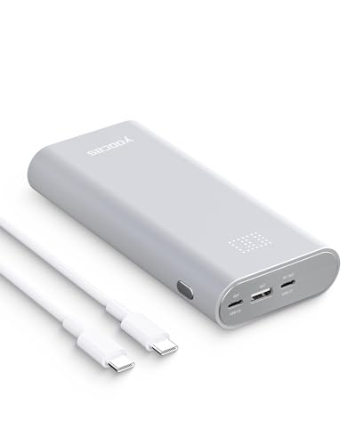 Laptop Portable Charger-65W 20000mAh Power Bank- PD3.0&QC4.0+ High-Speed Charging Battery Pack with USB C/USB A Output for Laptop MacBook iPhone Samsung Andriod Ipad AirPods and etc-Jasper