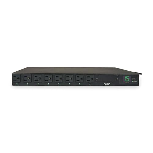 Tripp Lite PDUMH15AT Metered PDU with Automatic Transfer Switching - Power distribution unit ( rack-mountable ) - AC 120 V - 1800 VA - 8 output connector(s) - 1U