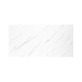 IZODEKOR Wandverkleidung Marmoroptik -1er 120x60cm- Alternative zu Badfliese/Küchenfliese, Duschwandpaneele, Wandpaneel für Küchenrückwand, Badezimmer, Innenbereich | Ice Berg Grey
