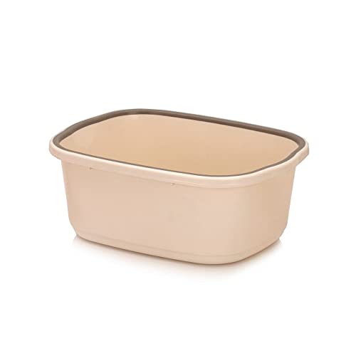 LANKESH ENTERPRISE Unbreakable Plastic Multipurpose Bathroom Tub Laundry Clothes Washing Bucket Tub Home Accessories Set Rectangular Small Kids Tub Design (off white) (B0CG9ZFWHZ) Amazon Price History, Amazon Price Tracker