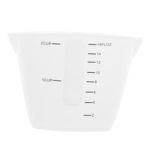 Mikinona 1pieza Taza Medidora De Silicona De Alimenticio Con Jarra De Medición Práctica Para Cocinas y Herramientas De Repostería Lectura y Uso Hogar